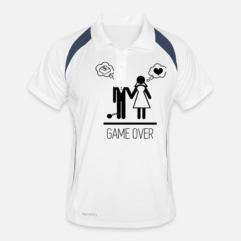 game over 3 - 1 Polo respirant Homme