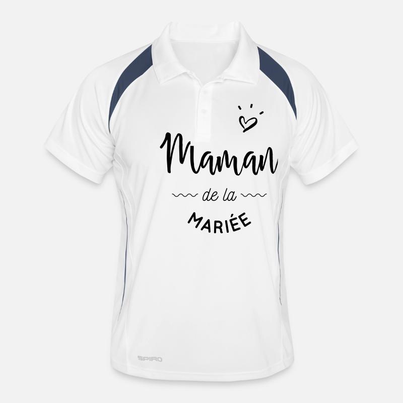 Maman de la mariée Polo respirant Homme