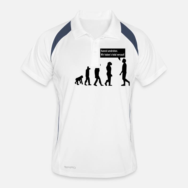 evolution umdrehen Männer Polo atmungsaktiv