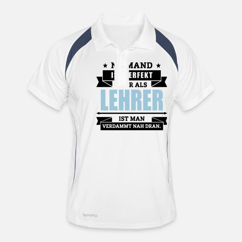 Funshirt Lehrer Männer Polo atmungsaktiv