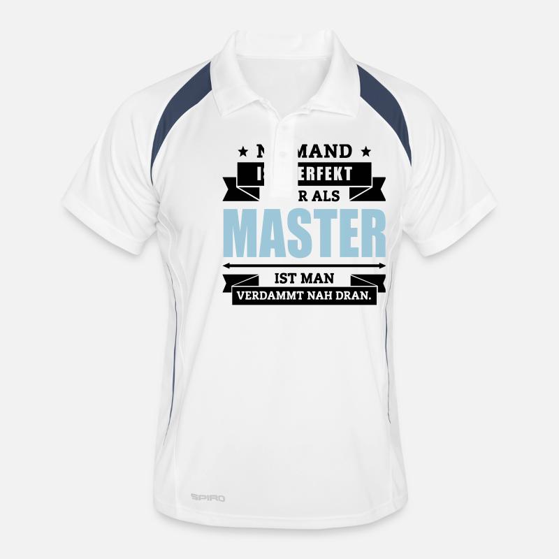 Funshirt Master Männer Polo atmungsaktiv