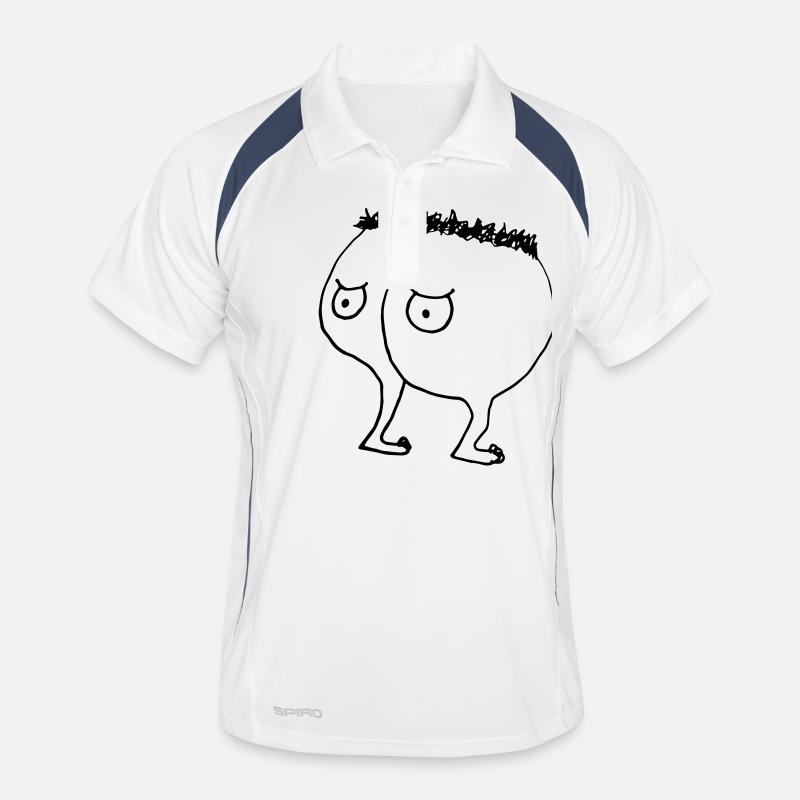 Visage de cul visage visage drôle Polo respirant Homme