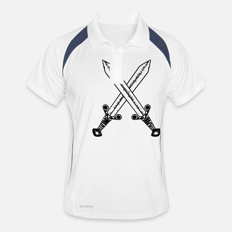 crossed-swords Männer Polo atmungsaktiv