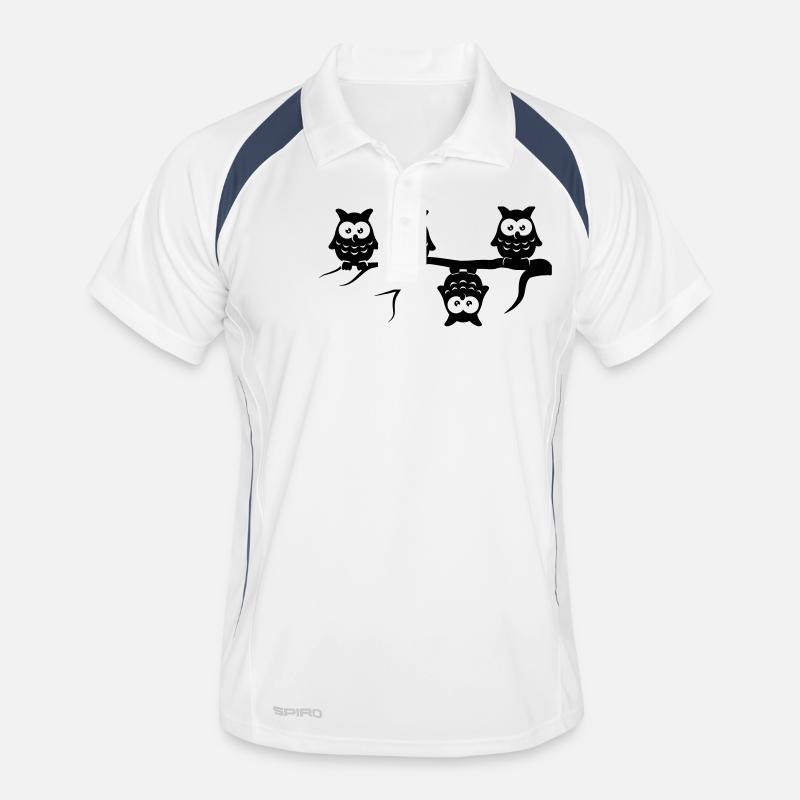Être différents 4 hiboux Adebayo diffèrent Polo respirant Homme