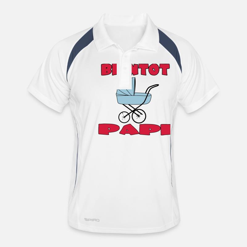 BIENTOT PAPI Polo respirant Homme