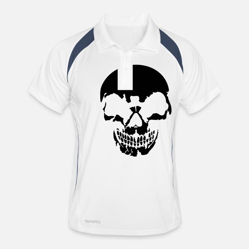 Skull Männer Polo atmungsaktiv