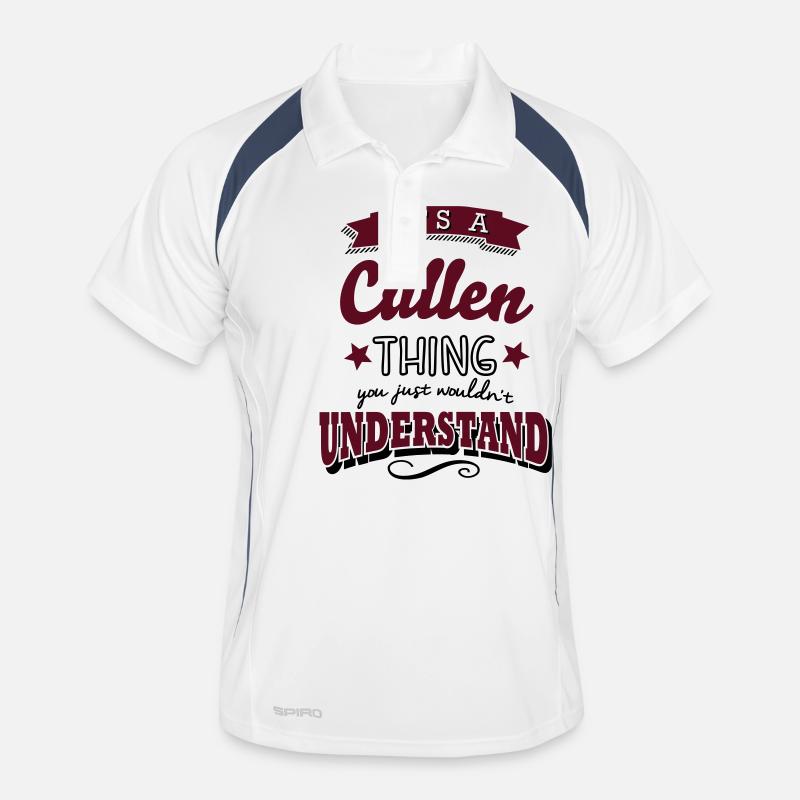 its a cullen name surname thing Men's Polo breathable