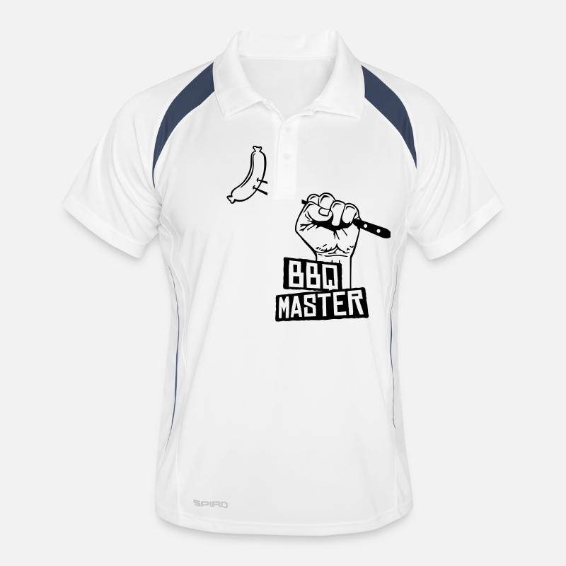 bbq master Men's Polo breathable