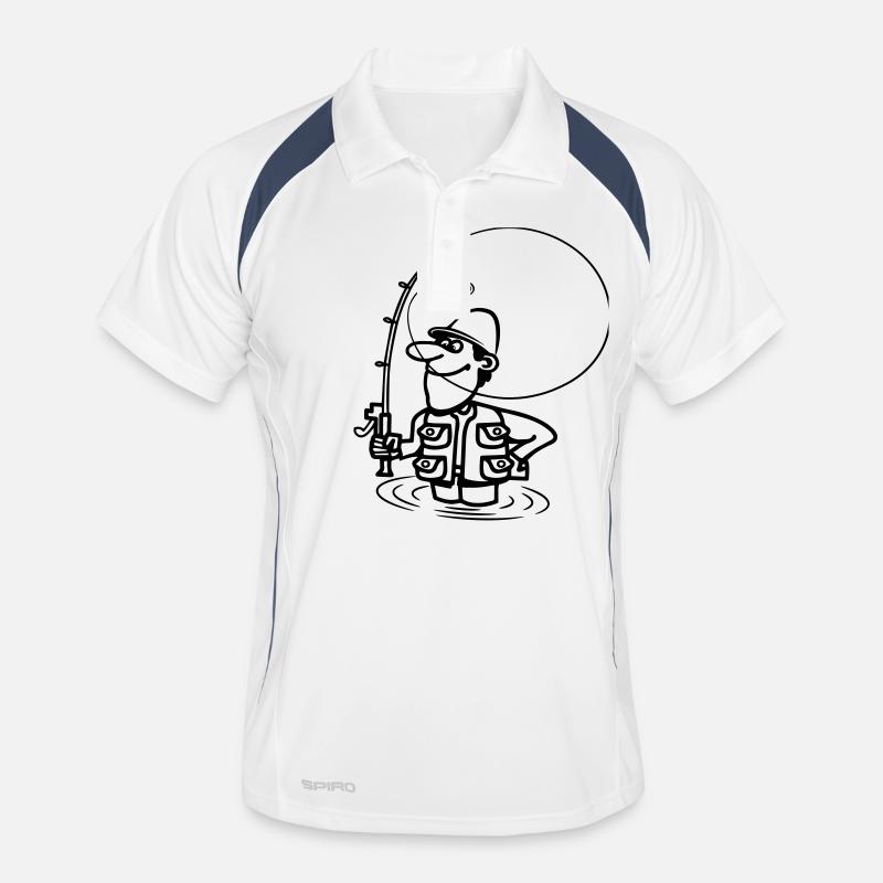 Fishing fun Men's Polo breathable