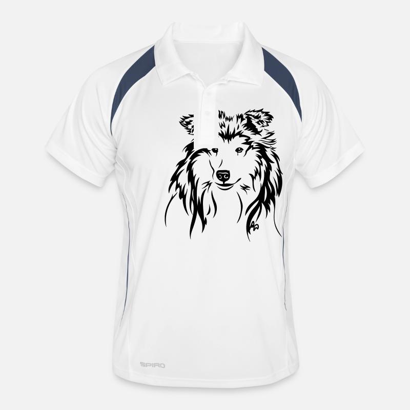 Collie Männer Polo atmungsaktiv