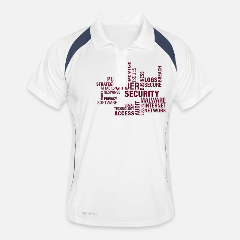 Cyber sécurité Polo respirant Homme