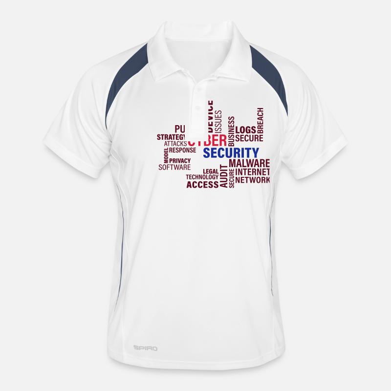 Cyber sécurité Polo respirant Homme