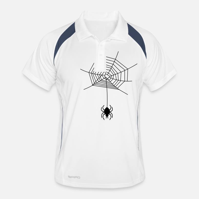 spinne_im_netz_f1 Men's Polo breathable