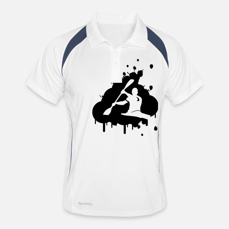 kanu_logo Männer Polo atmungsaktiv