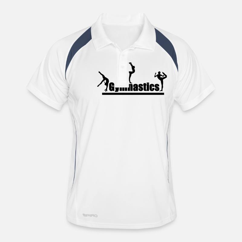 gymnastic Männer Polo atmungsaktiv