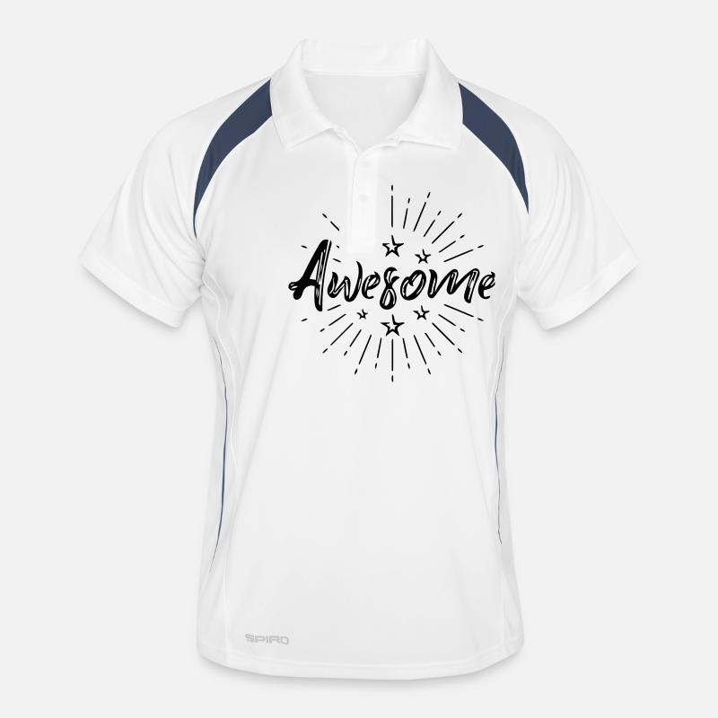 awesome Männer Polo atmungsaktiv