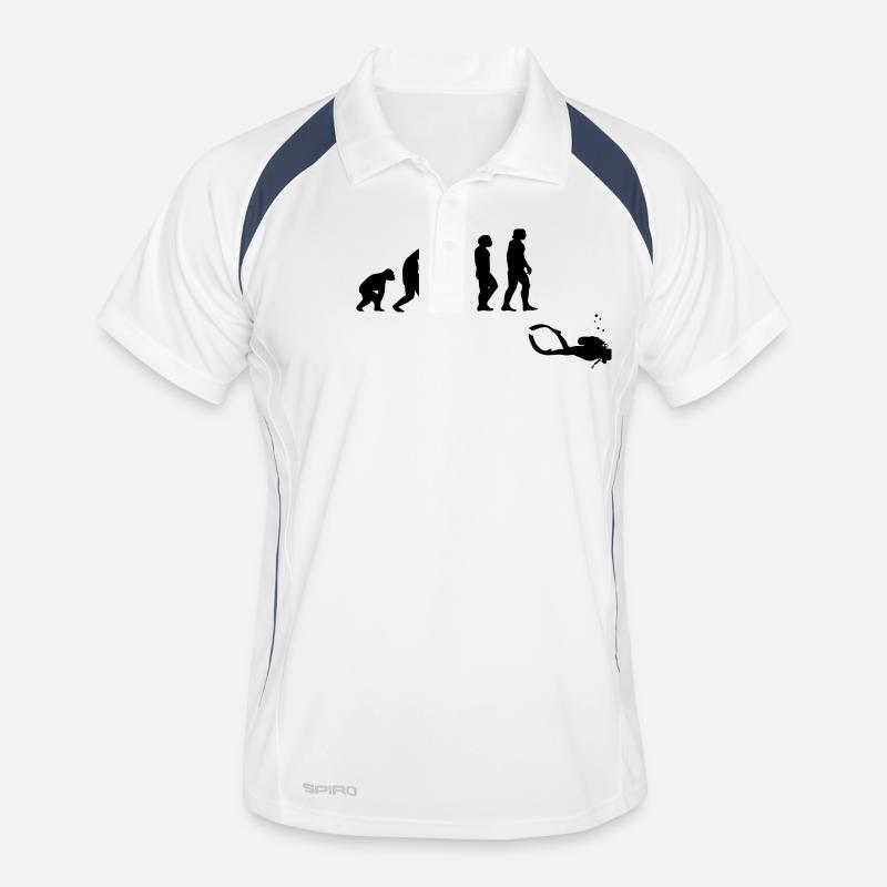 Evolution Tauchen mit Gerät Männer Polo atmungsaktiv