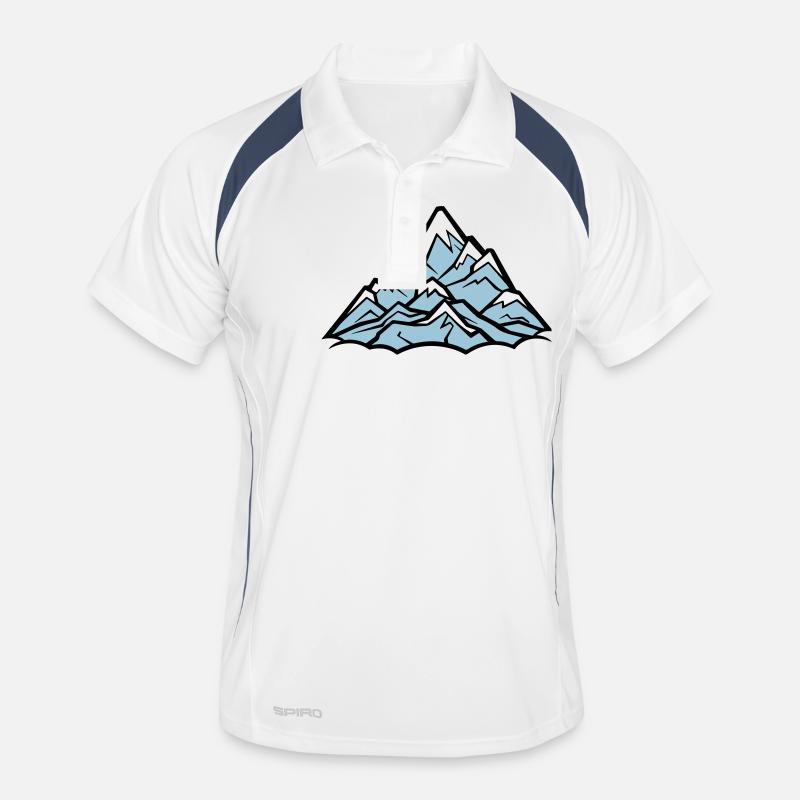 Berge Gebirge Männer Polo atmungsaktiv