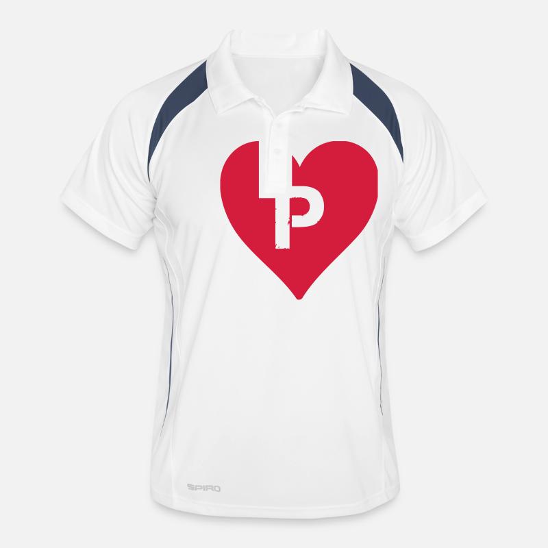 lettre de coeur P Polo respirant Homme