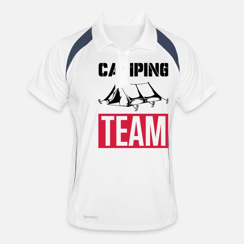 Camping Team Männer Polo atmungsaktiv