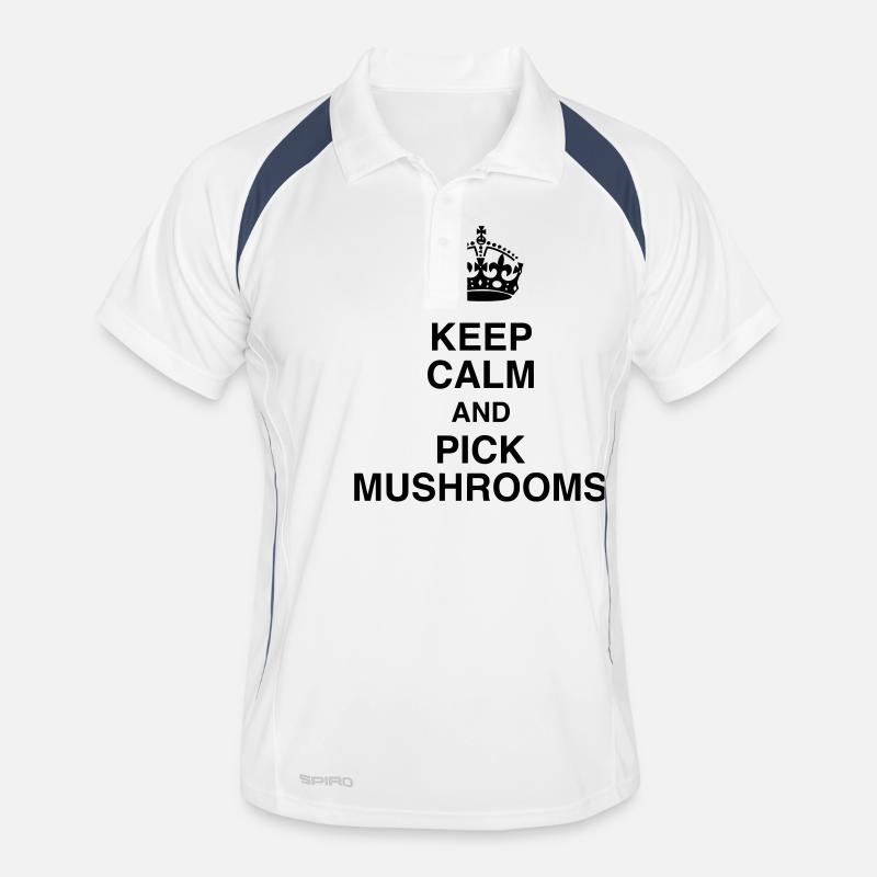Mushroom / Champignon / Pilz / Picking Men's Polo breathable