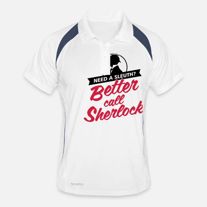 Better Call Sherlock Männer Polo atmungsaktiv