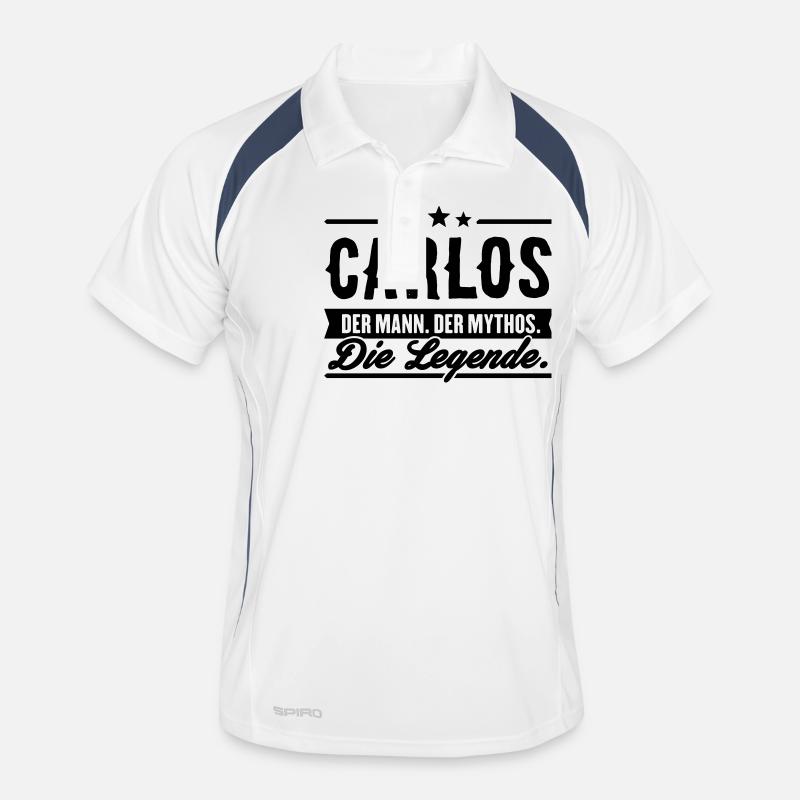 Man Myth Legend Carlos Men's Polo breathable
