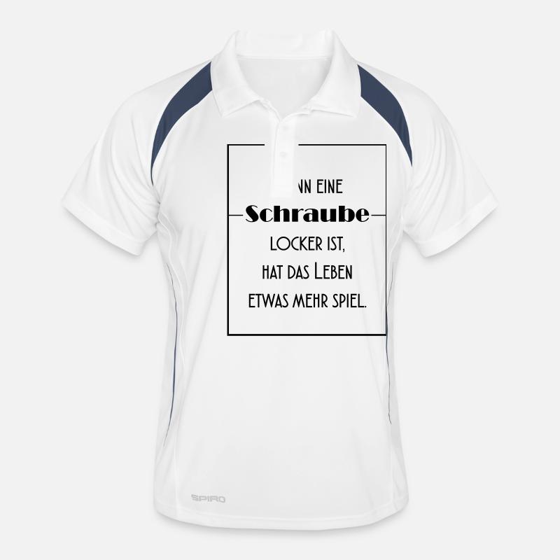 Schraube locker Männer Polo atmungsaktiv