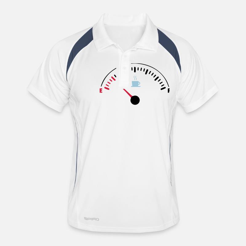 EMPTY COFFEE Männer Polo atmungsaktiv