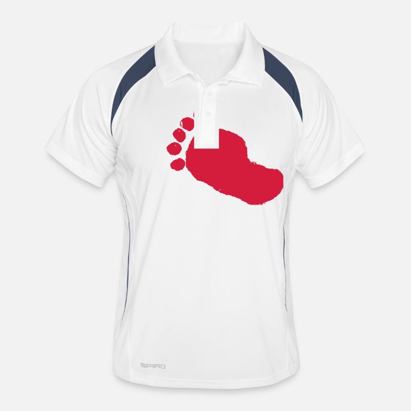 empreinte bébé Polo respirant Homme