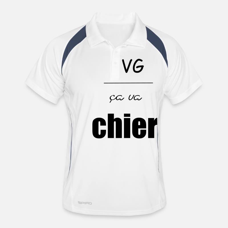 EVG ca va chier Polo respirant Homme