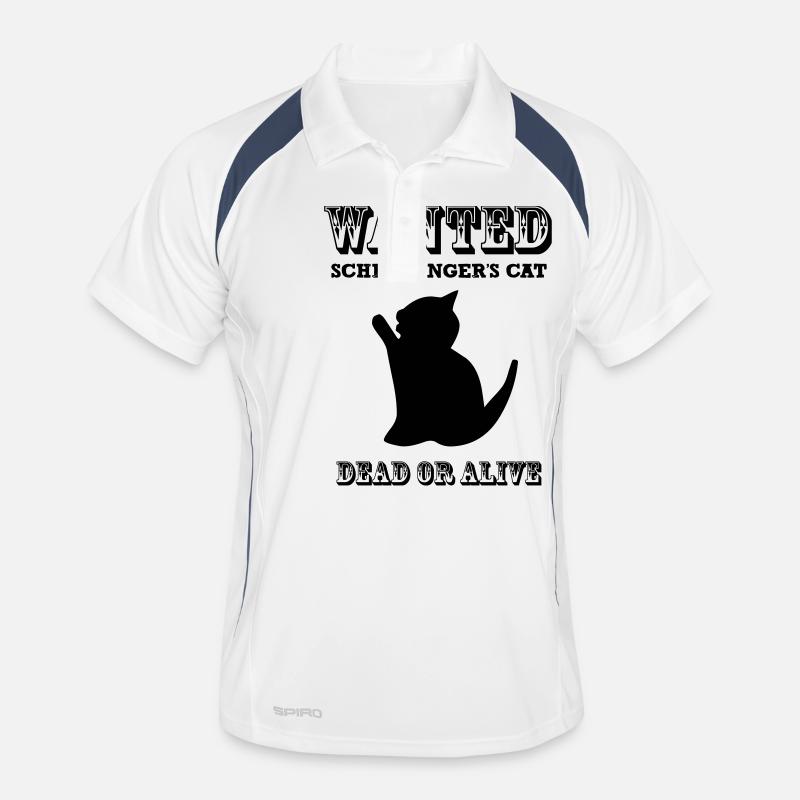 Wanted: Schrödinger Katze Men's Polo breathable