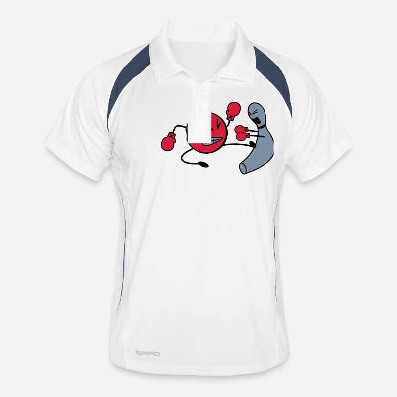 Kickboxen Bowling Männer Polo atmungsaktiv