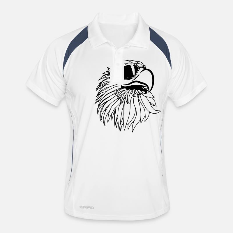 Eagle of Eagle head sunglasses cool Men's Polo breathable