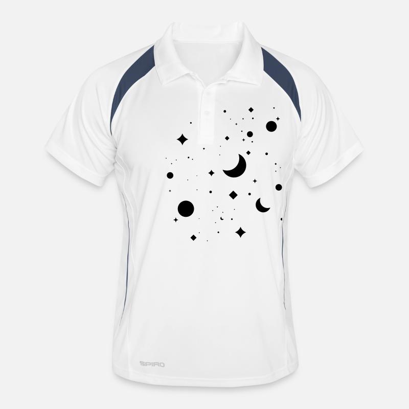 Sternenhimmel Männer Polo atmungsaktiv