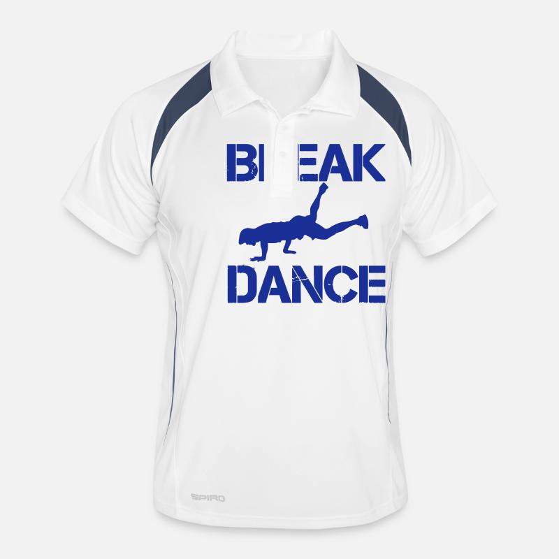 breakdance Männer Polo atmungsaktiv