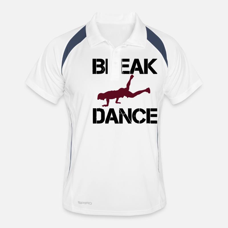breakdance Männer Polo atmungsaktiv