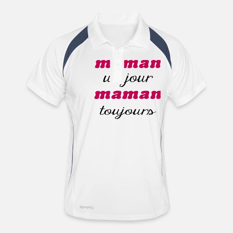 Einmal Mutter Männer Polo atmungsaktiv