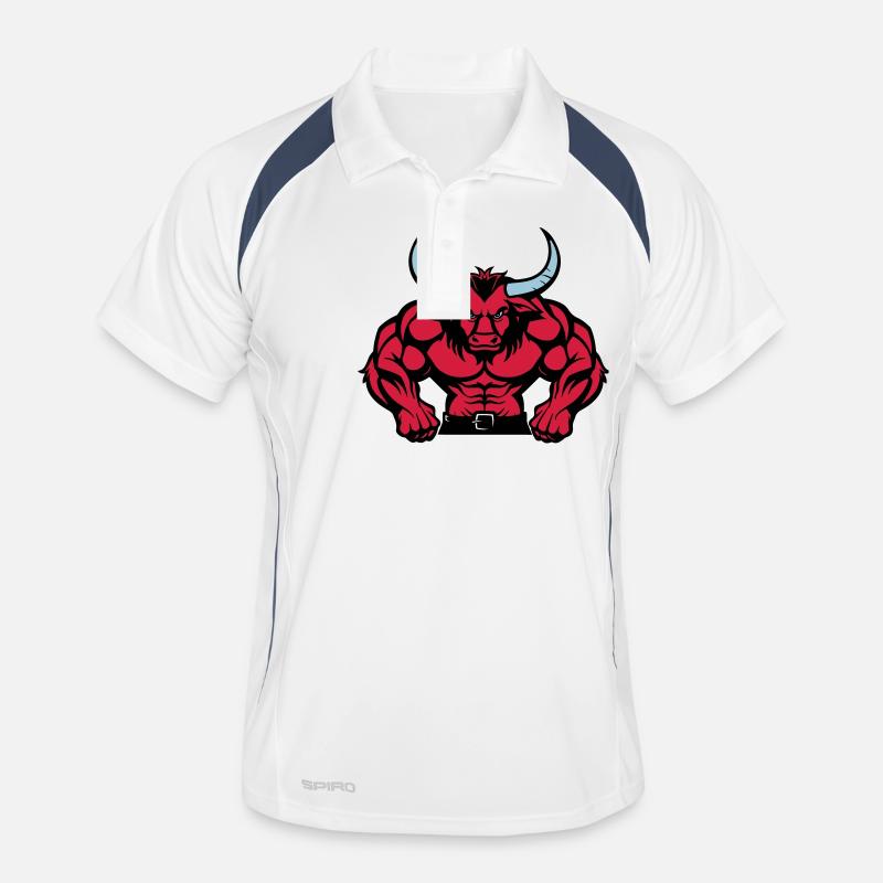 Animal taureau Polo respirant Homme