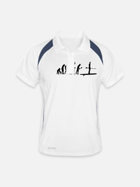 Paddle Evolution - Polo respirant Homme - blanc/marine