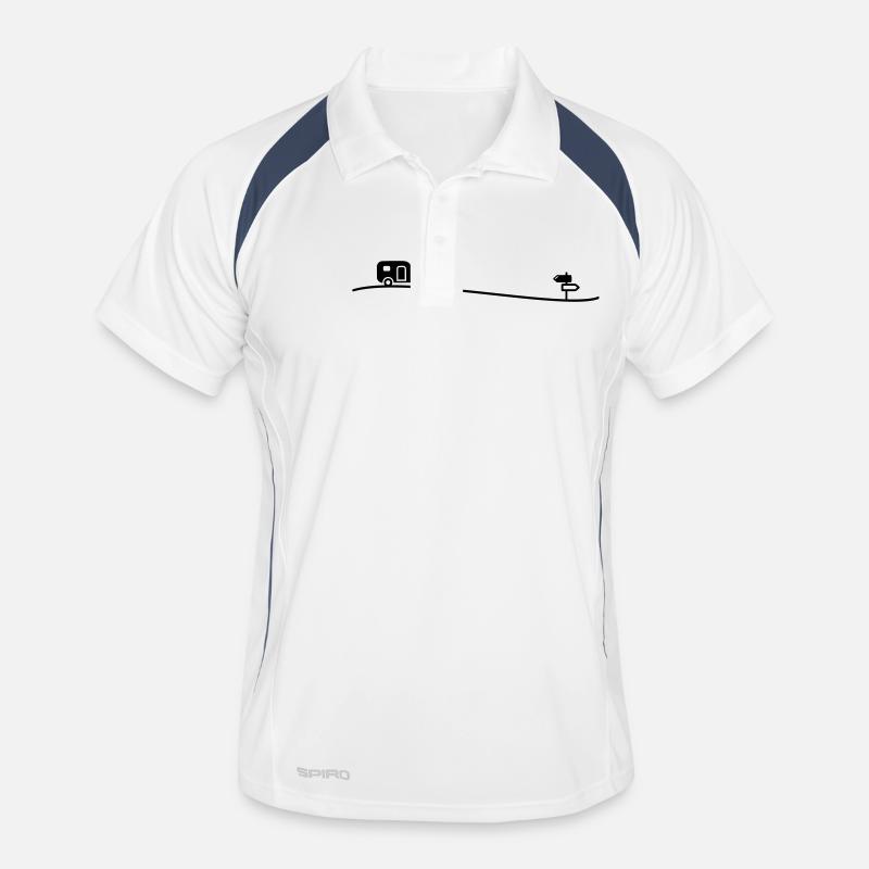 Auto Camping Männer Polo atmungsaktiv