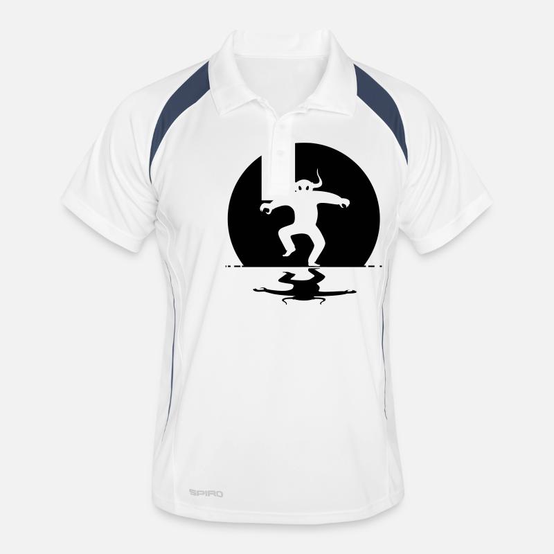 DancingDevil Männer Polo atmungsaktiv