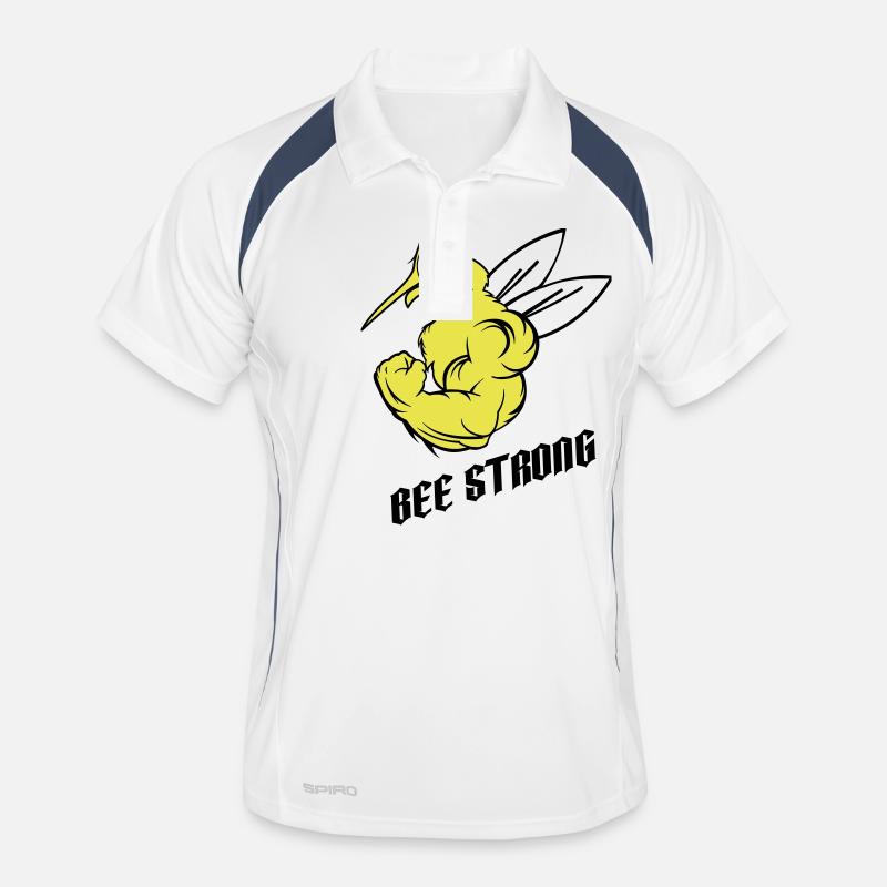 strong mosquito bee Men's Polo breathable