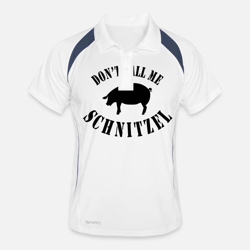 Do not call me Schnitzel Men's Polo breathable