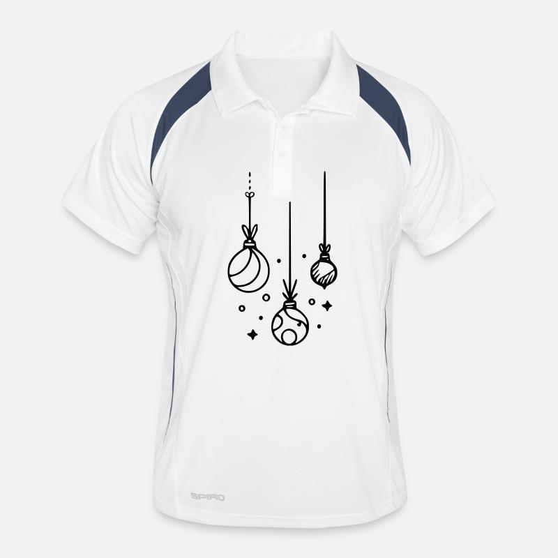 Christbaumkugeln Männer Polo atmungsaktiv