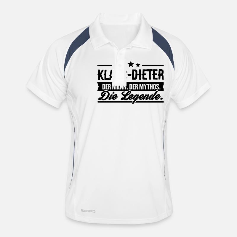 Man Myth Legend Klaus-Dieter Men's Polo breathable
