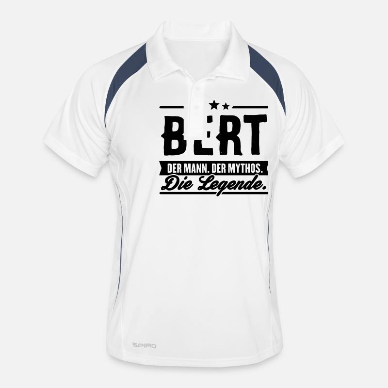 Mann Mythos Legende Bert Männer Polo atmungsaktiv