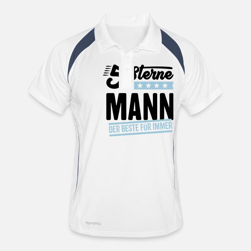 5Sterne Mann Männer Polo atmungsaktiv