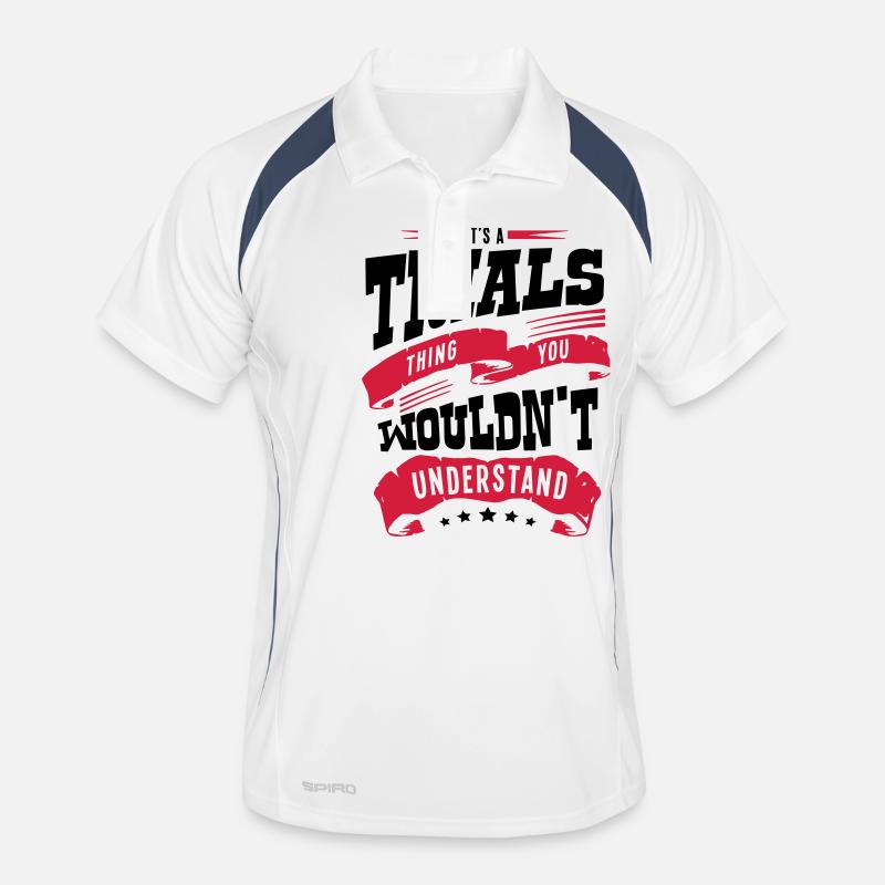 its a trials thing you wouldnt understan - Men's Polo breathable - white/navy
