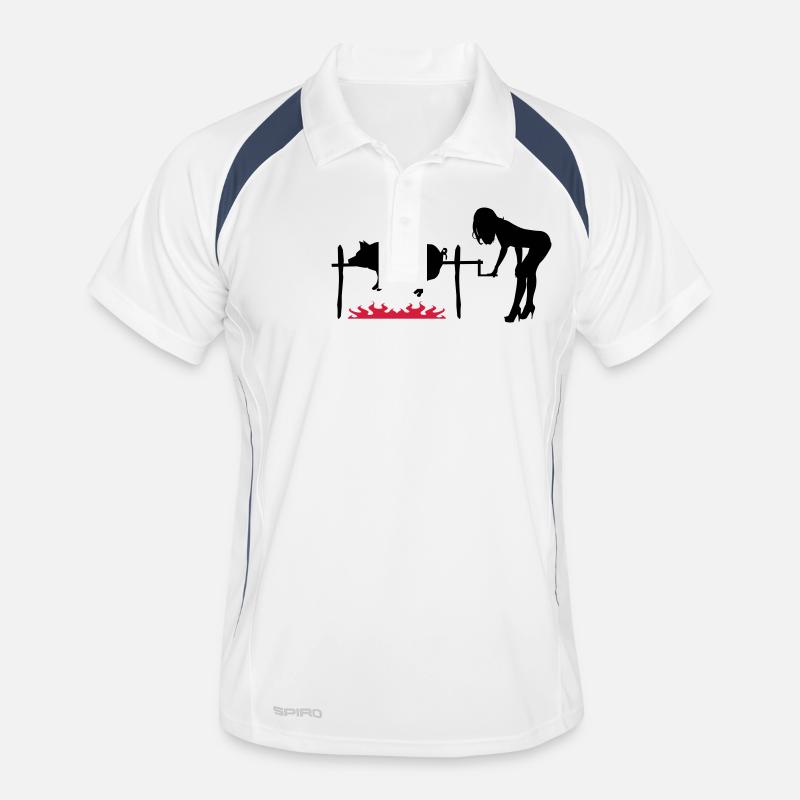 BBQ pork Men's Polo breathable